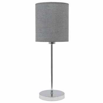 Lampara Sobremesa Serie Axel Plata 1xe14 de FABRILAMP.