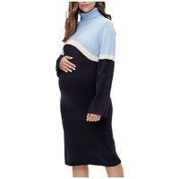 mamalicious vestido rollneck para mujer