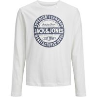 jack  jones camiseta manga larga 12237416 jjejeans tee ls o-neck 2324 noos jnr cloud dancer para nino