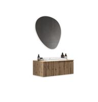 mueble de bano 3 piezas en mdf roble