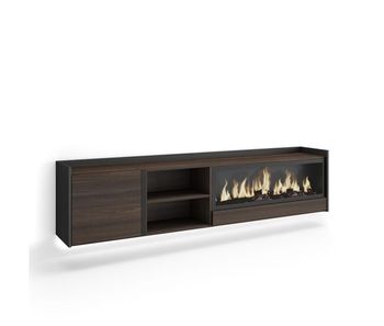 Mueble tv, televisión, muebles de salón, almacenaje, 212x35x50cm, para tv hasta 80