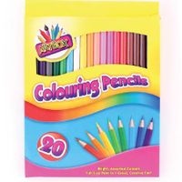 art box colouring pencil crayons 20 pack