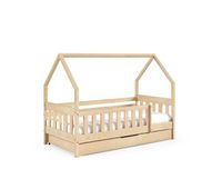 casa cama lena beige 86x168x125cm