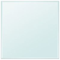 tablero de mesa de cristal templado cuadrado 800x800 mm vidaxl