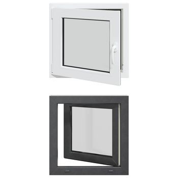 Ventana De Sótano Oscilante Y Abatible Risor 50 X 50 Cm Vidaxl