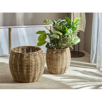 Macetero Imit. Ratan 48d. S/2 48dx41 Cms