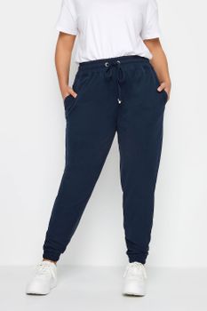 Yours Joggers Azul Marino Con Puños , Mujer Curvy Y Tallas Grandes, Yours