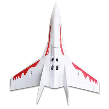 KPQRC Espada 750 T770 Ala Delta 64mm Jet EDF Wingspan de 770mm Avión RC de Carreras de EPO KIT
