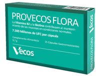 vecos nucoceutical provecos flora 15 capsulas gastrorresistentes