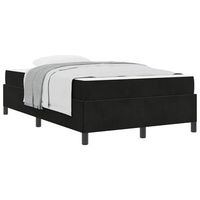 estructura de cama negro y blanco y negro 120 x 200 cm