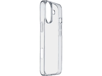 Funda móvil - CellularLine, Apple iPhone 16 Plus, TPU, Trasera, Transparente