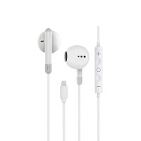 contact auriculares con cable lightning compatibles con iphone 14 y anteriores llamadas boton multifuncion blanco