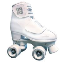 krf the new urban concept patines escolares pph velcro blanco para ninos con freno de pu y ruedas de 54x32mm