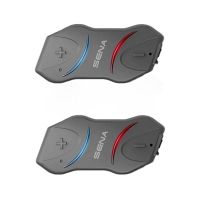 auriculares arsenal sena 10r duo inalambricos bluetooth para moto con radio fm y manos libres color gris