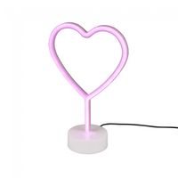 lampara de mesa led heart 180w