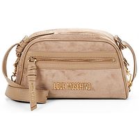 love moschino bandolera signature zip xbody para mujer