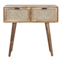 consola de madera surbeanie - naturale - 78x82x30