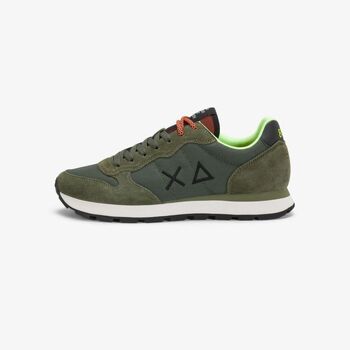 Sun68 Deportivas Moda Z46102 TOM FLUO 502-74 MILITARE SCURO para hombre