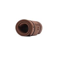 bootymats pilates pro - esterilla extra acolchada de gran tamano ideal para ejercicios de pilates medidas 180x60 cm chocolate