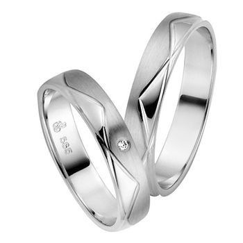 Alianzas oro blanco 4mm