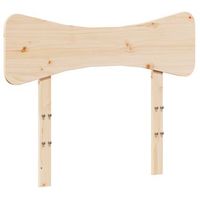 cabecero cama mueble de dormitorio de madera maciza de pino 100 cm marron m020006567