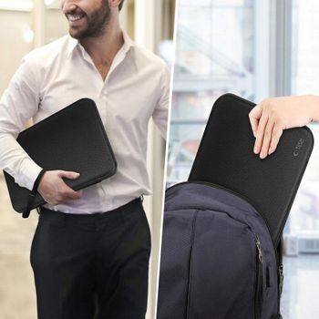 Funda Tech-Protect Hardpouch Negro para portátiles 13-14
