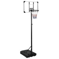 canasta de baloncesto policarbonato transparente 235-305 cm vidaxl