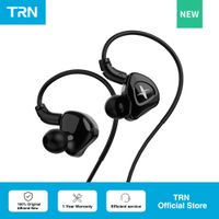 trn mtx auriculares intrauditivos dinamicos magneticos dobles de 10mm con bajos potentes cable desmontable de 2 pines de 078mm para musica y juegos