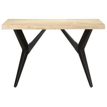 Mesa De Comedor | Mesa De Cocina De Madera Maciza De Mango 120x60x76 Cm