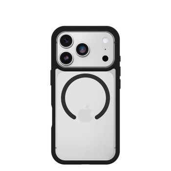 Funda para móvil OtterBox React MagSafe Cover plástico negro transparente para iPhone 17 Pro