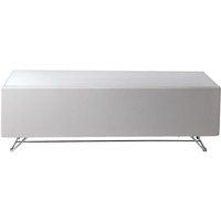 chromium concept cro2-1200cpt-wh tv stand - white white