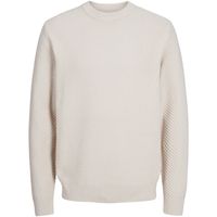 jack  jones jersey 12267322 jcoalpha knit crew neck moonbeam para hombre