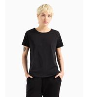 ax armani exchange para mujer xw000830af10356uc001 camiseta de manga corta negro m casual algodon