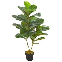 planta artificial con hojas de higuera verde maceta 90 cm decoracion interior dec022017