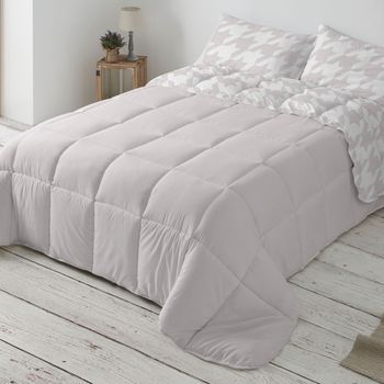 Colcha Edredón 100% Poliéster Cama De 90 Cm - Quarzo - Burrito Blanco