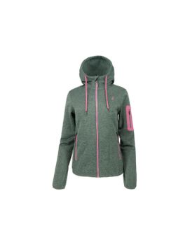 Forro Polar de Montaña Joluvi Kurni W Mujer Verde Tiza Vigore/Rosa