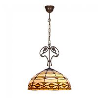lampara de techo marfil tiffany