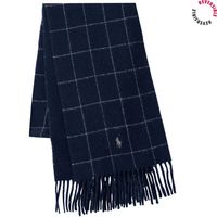 polo ralph lauren bufanda bufanda reversible en mezcla de lana para hombre