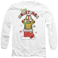 teenage mutant ninja turtles camiseta manga larga green greetings para mujer