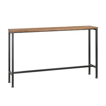 Mesa consola de entrada metal color natural h65