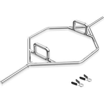 Barra Pesas, Barra Hexagonal, Barra De Trampa Olímpica Costway 142 X 62 X 13 Cm