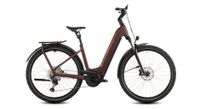 cube kathmandu hybrid pro 800 easy entry bicicleta trekking electrica shimano deore deore xt 12s 800 wh 700 mm sun glow rojo naranja 2026