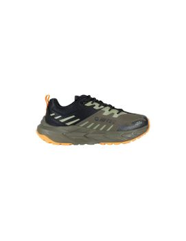 Zapatillas de Montaña Hi-Tec Hardcross Low Hombre Olive/Black/Sun Orange