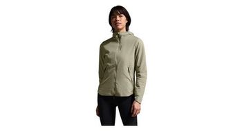 Chaqueta con capucha gore wear concurve windstopper beige para mujer