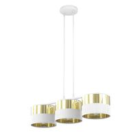 lampara colgante velto blancooro 3 luces