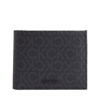 calvin klein cartera ck de hombre con estampado monogram lv04d1038g-ub1