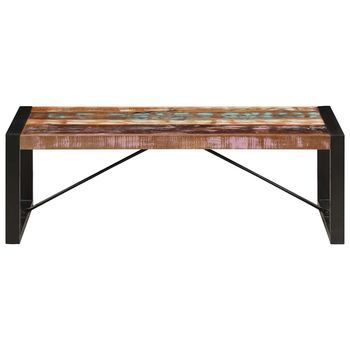 Mesa De Centro 120x60x40 Cm Madera - Multicolor
