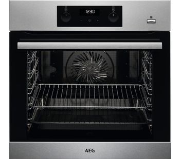 AEG SteamBake BES356010M Electric Steam Oven - Stainless Steel, Stainless Steel