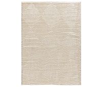 alfombra de estilo escandinavo en crema lima 120x170 cm - atticgo