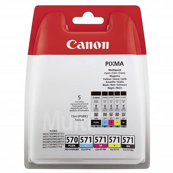 Canon PGI-570/ CLI-571 Pack ahorro PGBK/ BK/C/M/Y (original)